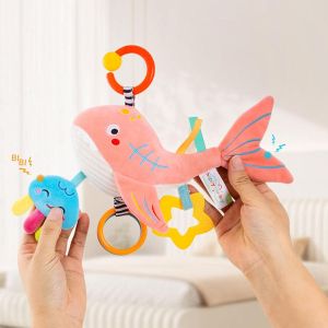 Плюшена играчка Кит за бебета 