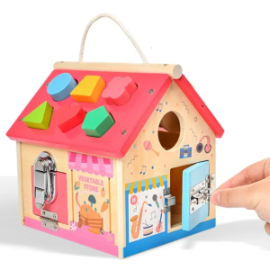 Дървена Montessori къщичка 8 в 1