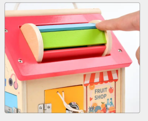 Дървена Montessori къщичка 8 в 1