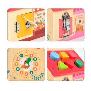 Дървена Montessori къщичка 8 в 1